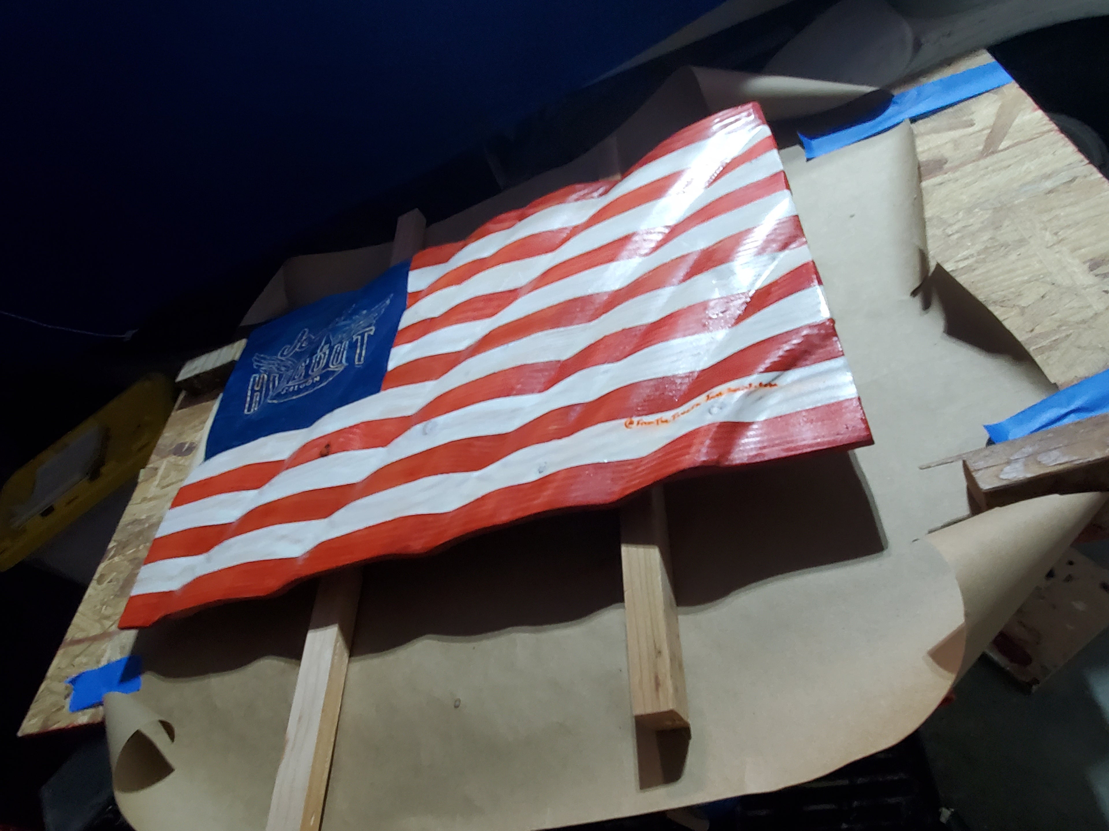Customized Wavy flag